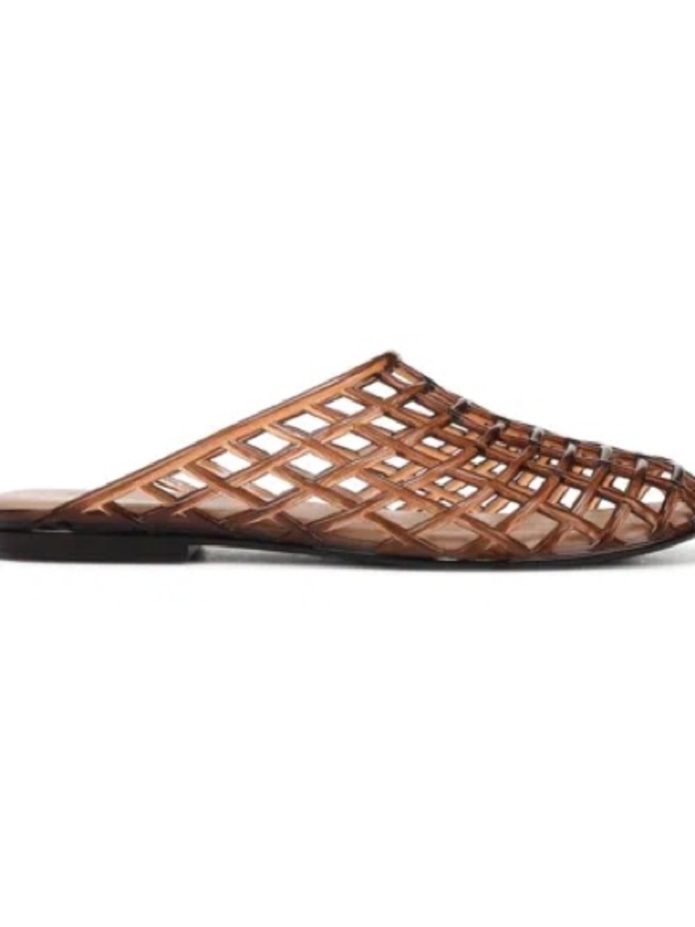 INC International Concepts Brown Jelly Slide Amiiee Mules - Picture 2 of 7